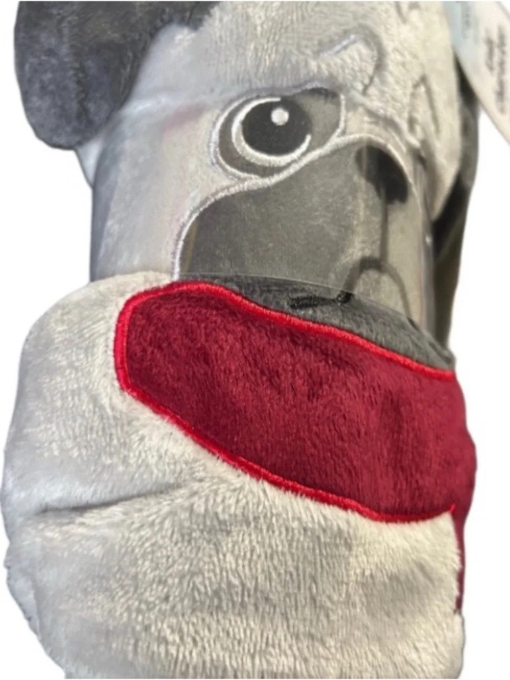 Children’s Blanket 40x50 Dog Pup Buddy Kids Character Throw Embroidered Bulldog